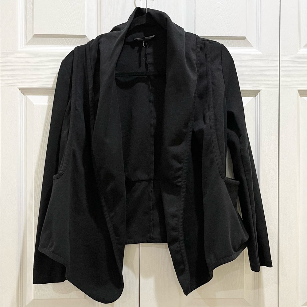 ZOA New York Black Lightweight Cardigan Jacket Black XS